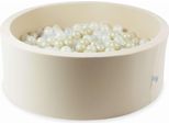 Vasca Di Asciugatura 110X40 Beige Con 500 Palline: Trasparente, Oro Chiaro, Opalescente