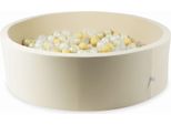 Bacino Di Asciugatura 130X40 Beige Con 700 Palline: Trasparente, Opalescente, Oro Chiaro, Beige