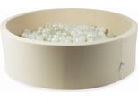 Piscina Asciutta 130X40 Beige Con 700 Palline: Trasparente, Oro Chiaro, Opalescente