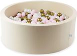 Piscina A Secco 110X40 Beige Con 500 Palline: Madreperla, Rosa Chiaro, Oro Antico