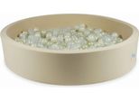 Vasca Di Asciugatura 130X30 Beige Con 600 Sfere: Trasparente, Oro Chiaro, Opalescente