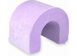 Tunnel Da Gioco In Schiuma Viola Morbida E Vellutata