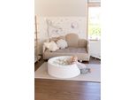 Dry Pool 90X30 Boucle White 200 Palline: Trasparente, Bianco, Madreperla, Oro Chiaro