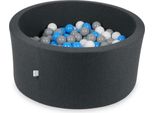 Bacino Di Asciugatura 90X40Cm In Grafite Con 300 Palline: Blu, Bianco, Grigio
