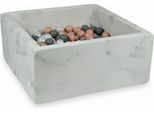 Bacino Di Asciugatura 90X90X40 In Marmo Con Perline 400 Pezzi: Oro Rosa, Grigio, Perla