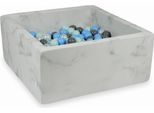 Bacino Di Asciugatura 90X90X40 In Marmo Con 400 Palline: Menta Chiaro, Azzurro, Grigio, Perla