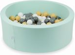 Piscina A Secco Alla Menta 90X30 Con 200 Palline: Beige, Grigio, Bianco
