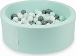 Piscina Secca Alla Menta 90X30 Con 200 Palline: Bianco, Grigio, Menta Chiara