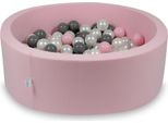 Dry Pool, Rosa Cipria, 90X30 Cm, Con 200 Palline: Madreperla, Grigio, Rosa Chiaro