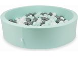 Piscina Dry Mint 110X30 Con 400 Palline: Bianco, Grigio, Menta Chiara