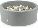 Piscina Grigia A Secco 110X40 Con 500 Palline: Bianco, Grigio, Beige