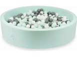 Piscina Dry Mint 130X30 Con 600 Palline: Bianco, Grigio, Menta Chiaro