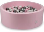Dry Pool, Rosa Cipria, 110X40, Con 500 Palline: Madreperla, Grigio, Rosa Chiaro