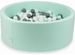 Piscina Dry Mint 110X40 Con 500 Palline: Bianco, Grigio, Menta Chiara