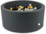 Piscina In Grafite A Secco 90X40 Con 300 Palline: Argento, Oro, Nero