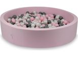Dry Pool, Rosa Cipria, 130X30, Con 600 Palline: Madreperla, Grigio, Rosa Chiaro