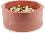 Vasca Di Essiccazione 90X40Cm Velvet Soft Canyon Clay Con 300 Palline: Oro Chiaro, Opalescente, Oro Antico
