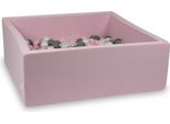 Dry Pool Rosa Cipria 110X110X40 Con 600 Palline: Madreperla, Grigio, Rosa Chiaro