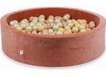 Vasca Di Essiccazione 110X30Cm Velvet Soft Canyon Clay Con 400 Palline: Oro Rosa, Beige, Oro Chiaro