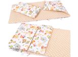 Sacco Nanna Bobo Per Bambini 155X70 Cm Grande Tutto L'anno Sacco A Pelo In Cotone Con Controllo Della Temperatura - Animali Da Favola