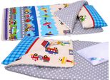 Sacco A Pelo Per Bambini Per L'asilo, Sacco A Pelo Bobo In Cotone 120X60 Cm - Veicoli Colorati
