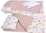 Sacco A Pelo Bobo, Grande Sacco A Pelo Per Bambini In Cotone E Minky 155X78 Cm - Animali Da Favola