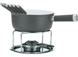 Kela Lancy Fonduta Di Formaggio 2 Litri In Ceramica 10 Pezzi Nero