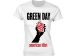 Green Day - Maglietta "American Idiot"" Da Donna PH2830 (Xl) (Bianco)"