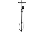 Doccia A Pioggia Sistema Doccia Senza Rubinetto Doccia Set Doccia Soffione Nero Opaco (D25MB)