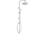 Doccia A Pioggia Sistema Doccia Set Doccia In Acciaio Inox Senza Rubinetto, Set Doccia Cromato Set Doccia Con Soffione Rotondo D20Cm