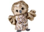 Heunec Peluche Gufo Pupazzo A Mano - Peluche 25Cm Giocattolo Marrone