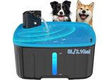 Kittyspout Fontana Per Cani A Batteria 8L/270 Oz Fontana Per Gatti Di Grandi Dimensioni Con Rilevatore Di Movimento, Batteria Per Cani 5000Mah, Pompa Silenziosa E
