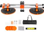Succebuy Tagliacuciture, Set Di 2, Tagliacuciture Per Granito Con Ventose A Vuoto Da 152 Mm E Borsa Portautensili, Per Unire E Livellare Le Giunture, Perfette Per Piastrelle, Pietra, Lastre Di Marmo