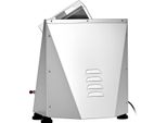 Succebuy Pressa Elettrica Per Pizza 355,6 Mm, Pressa Automatica Per Pasta In Acciaio Inox Con 370 W, Macchina Per La Formatura Di Chapati Commerciali, Spessore Regolabile, Fino A 400 Pezzi Di Pasta All'ora