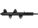 Succebuy Coclea Di Terra Per Trapano, Ø 80X290 Mm, Trapano Per Pali Con Attacco Esagonale Da 3/8 Di Pollice, Attacco Per Trapano Per Scavare Fori Per Pali Da Giardino E Installazioni Di Recinzioni