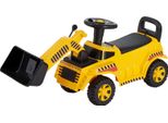 Succebuy Escavatore Da Seduti Per Bambini, Escavatore Bulldozer Giocattolo Con Protezione Antiribaltamento E Spazio Di Archiviazione Sotto Il Sedile, Escavatore Cavalcabile Con Capacità Di Carico Di 25 Kg, Girello Per Bambini Da 19 A 36 Mesi, Giallo