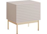 Selsey Linearis - Comodino Con Led, Grigio Cashmere 46 Cm