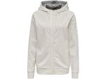 Hummel Go Cotone Giacca Con Cappuccio Donna, Grigio, Xs