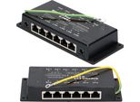 Iniettore Poe A 6 Porte Gigabit Adapter Power Over Ethernet 48V 6 Porte 1000Mb/S RJ45 Di Extralink