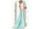 Fuori Produzione Set Per Punto Croce Heritage Aida "Daisy (A)"", Schema Contato, JLDA1518-A, 22,5X38Cm"
