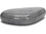 Sasso Big - Tavolino (74 X 123 X 27H) In Pietra Fossile Grigio