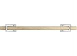 Natural Goods Berlin Gard Knic, Appendiabiti, Appendiabiti, Bianco, Asta Rotonda In Rovere 50 Cm, 2 Pezzi