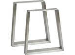 Natural Goods Berlin, Guide Per Mobili Trapez 40 Cm, Guide Per Tavoli, Gambe Per Tavoli, Strutture Per Tavoli, Tavoli Da Pranzo, Panche, Tavolini, 30 Cm X 42 Cm, Acciaio Inox, 2 Pezzi