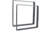 Natural Goods Berlin Mobili Rechteck, Guide Per Tavolo, Gambe Per Tavolo, Struttura Per Tavolo, Tavolo Da Pranzo, Panca, Tavolino, Industriale, L60Xh72 Cm, 2 Pezzi