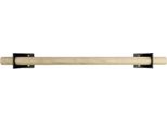 Natural Goods Berlin Gard Knic, Appendiabiti, Appendiabiti, Nero, Asta Rotonda In Rovere 50 Cm, 2 Pezzi
