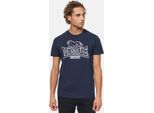 T-Shirt Uomo Regular Fit Allanfearn Navy/White M Lonsdale
