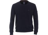 Redmond Felpa Uomo Casual Manica Lunga Collo Tondo Regular Fit Cotone Misto Uni Navy L