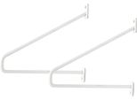 Natural Goods Berlin Supporto Per Mensola Prenzlberg, Supporto Per Mensola, Supporto Per Mensola, Mensola A Muro, Supporto A Muro, Bianco, Per Mensola Da 250 Mm, 2 Pezzi