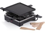 Kela Raclette/Grill Ginevra In Alluminio Nero 4 Persone 21,5X21,5X12,0Cm KL-10048