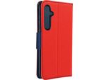 Avizar, Custodia In Stile Fantasia Per Samsung S24 Plus / S25 Plus, Con Funzione Di Scomparto E Supporto, Blu / Rosso